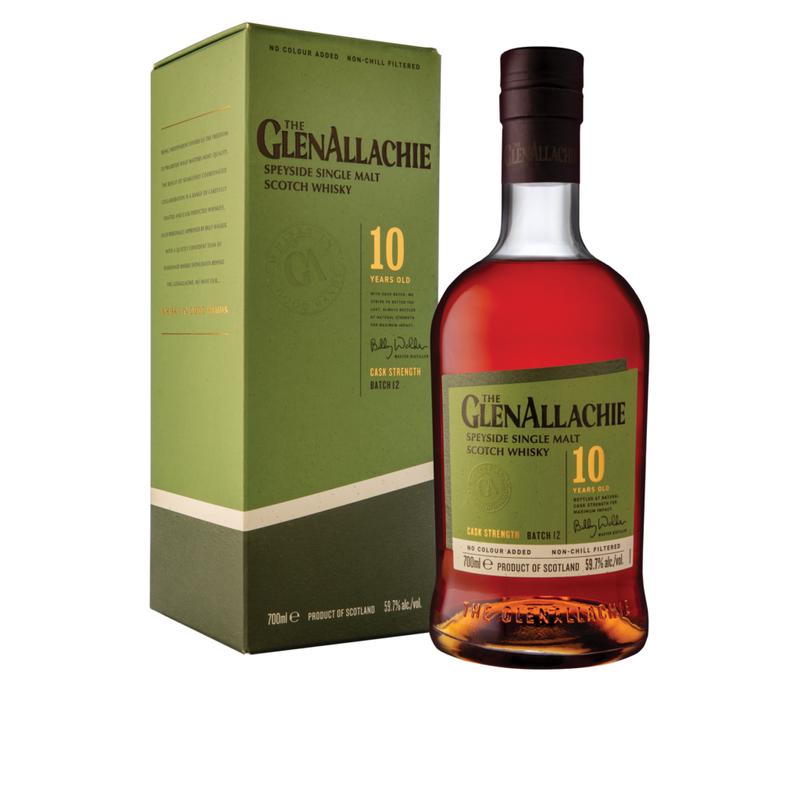 GlenAllachie 10 Year Cask Strength Single Malt Scotch Whisky