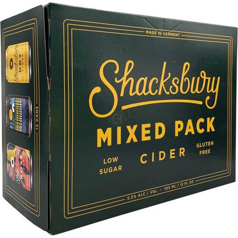 Shacksbury Organic Mix Pack Hard Cider