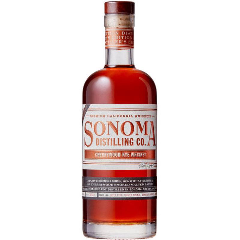 Sonoma Distilling Co. Cherrywood Rye Whiskey