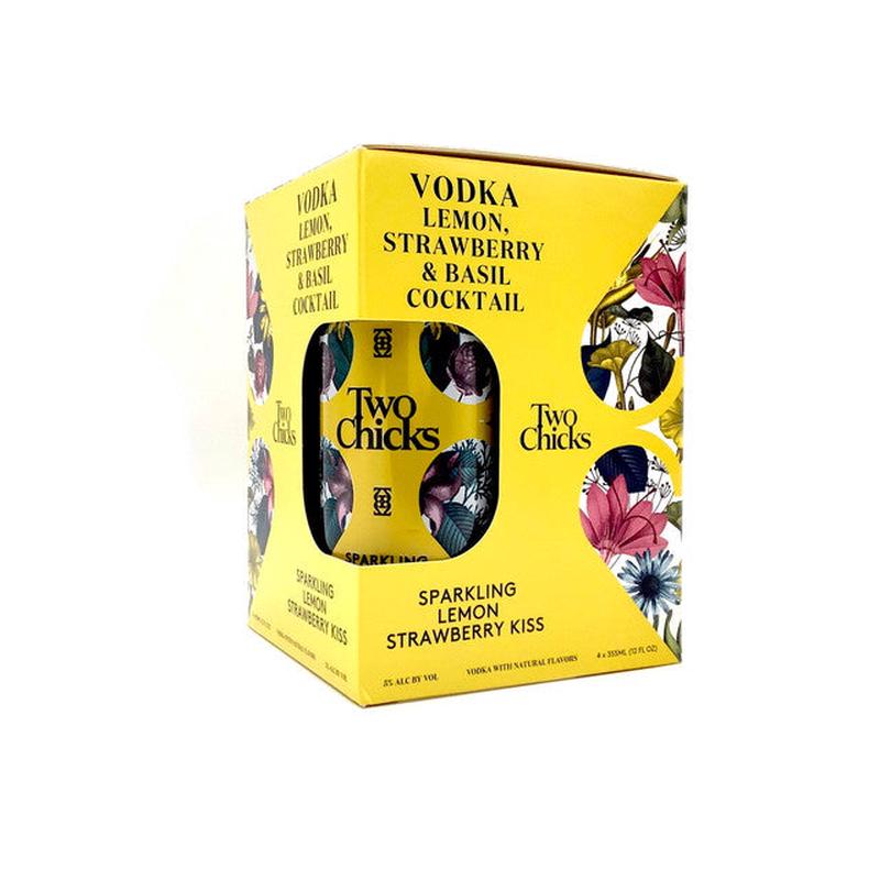Two Chicks Vodka Lime Strawberry Basil