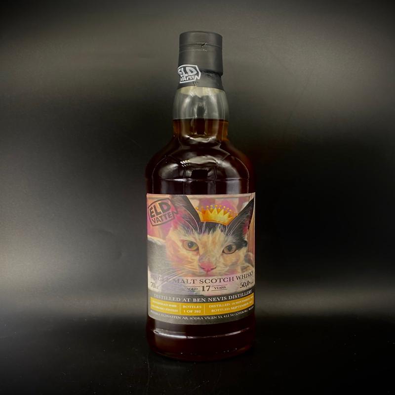 Ben Nevis 17y/o 2004 Cat Label Svenska Eldvatten 50%abv 30ml