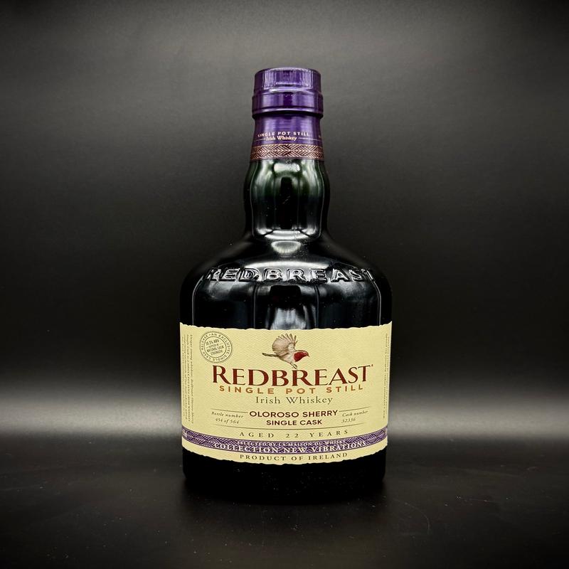 Redbreast 22y/o 2000 First Fill Oloroso Sherry Cask#32336 LMDW New Vibrations Single Pot Still Irish Whiskey 58.3%abv 15ml/30ml