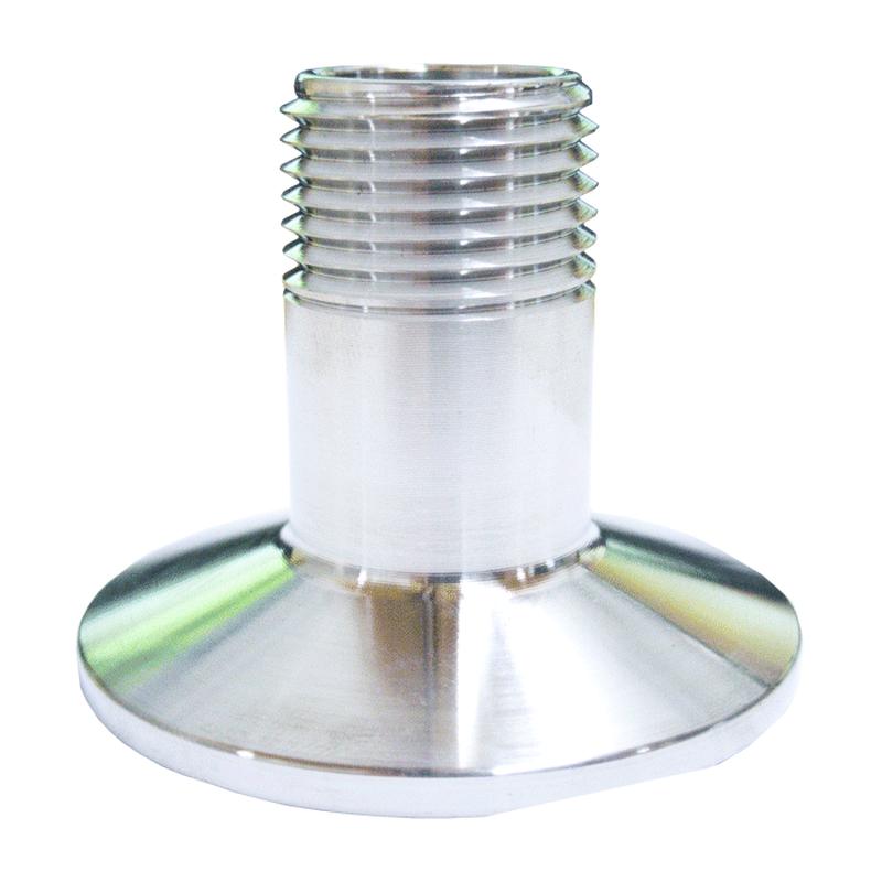 1 1/2\" Sanitary Tri-Clamp x 1/2\" MPT