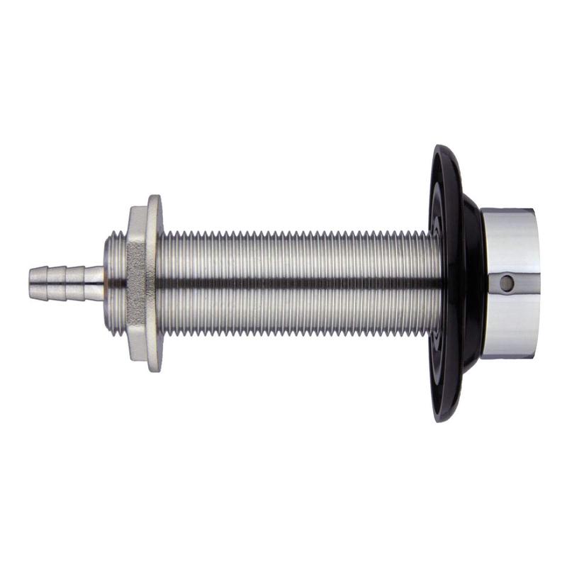 4.5\" Draft Beer Nipple Shank Chrome 3/16 Bore