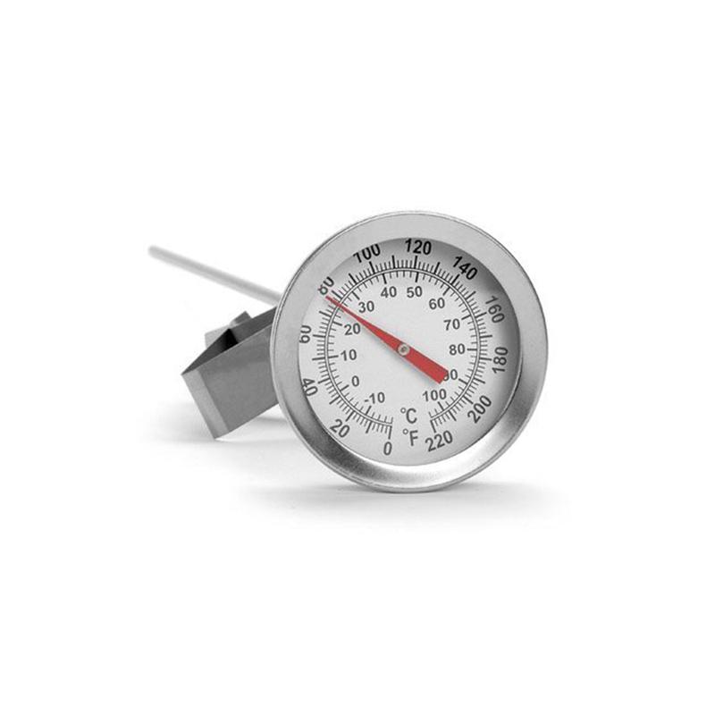 2\" x 12\" Long Stainless Steel Thermometer