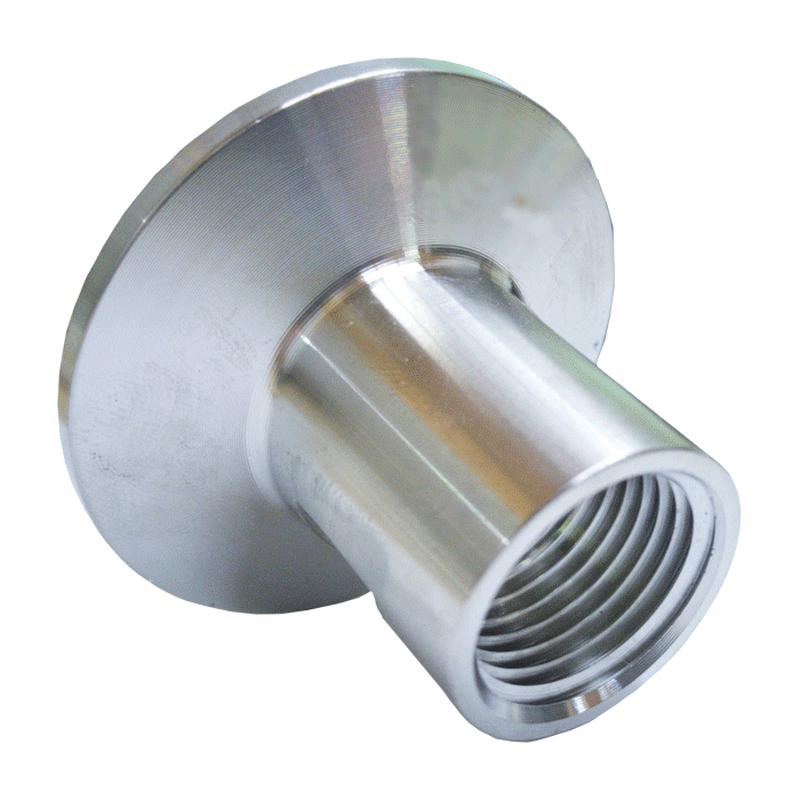 1 1/2\" Sanitary Tri-Clamp x 1/2\" FPT