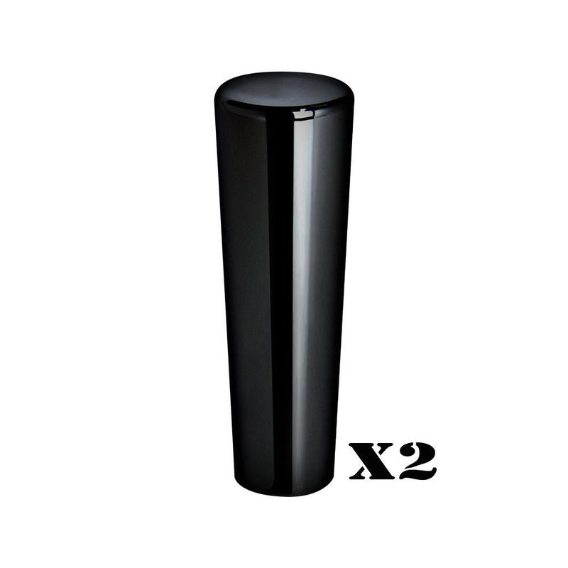 2x NEW Tap Handle Black Plastic Knob Draft Beer Faucet Replacement Homebrew Bar