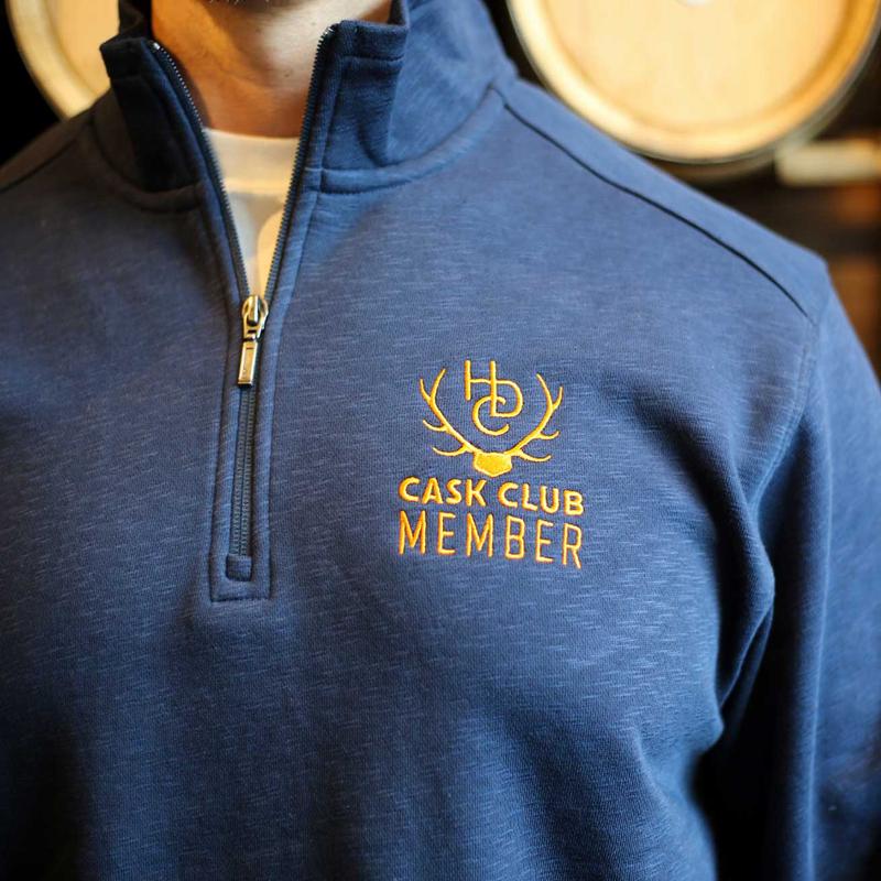 Cask Club Member Navy 1/4 Zip