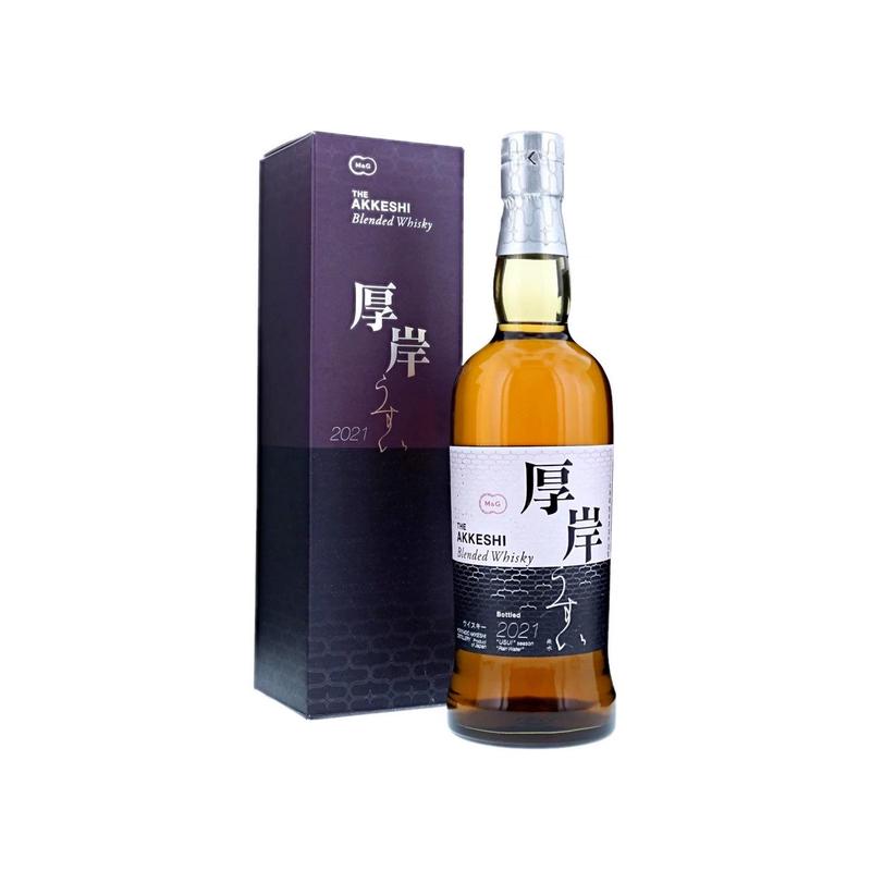 Akkeshi  \"USUI\" \"Rain Water\" 2021 Limited Release Single Malt Japanese Whisky