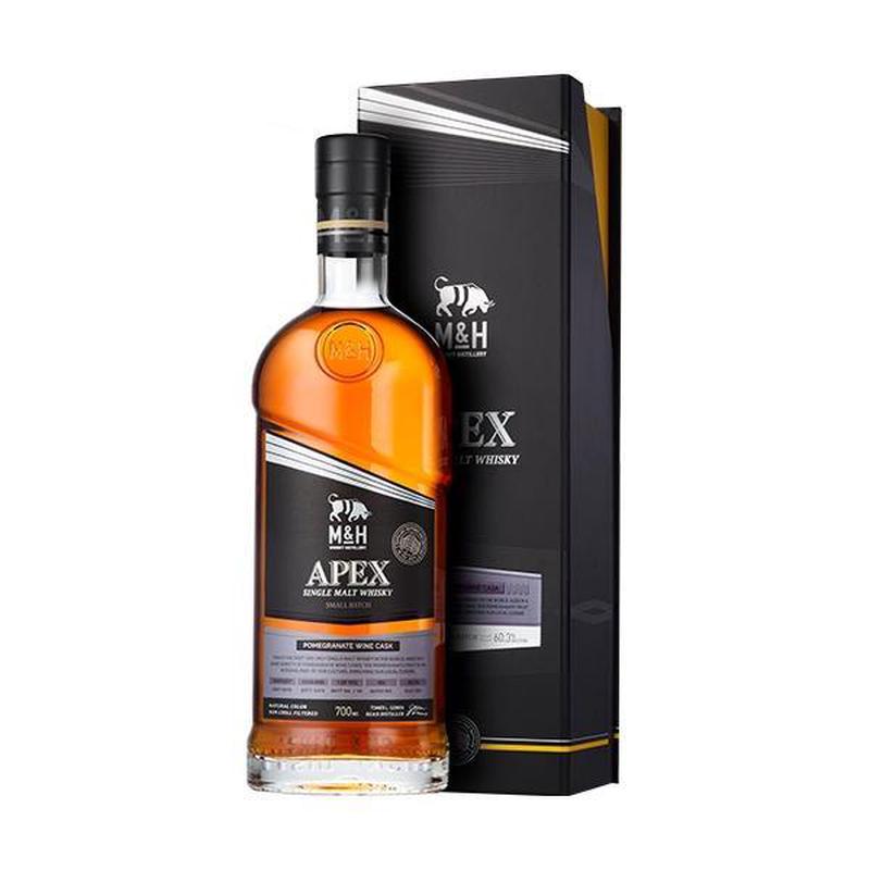 M&H Distillery \"APEX\" Pomegranate Wine Cask Small Batch Single Malt Whisky