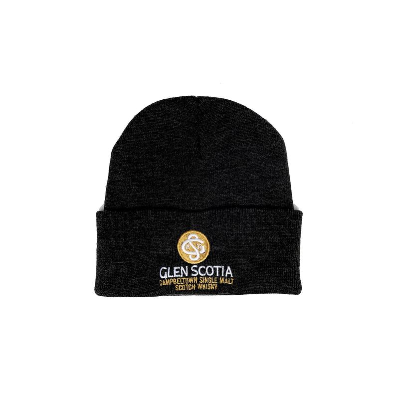 Glen Scotia Black Beanie Hat