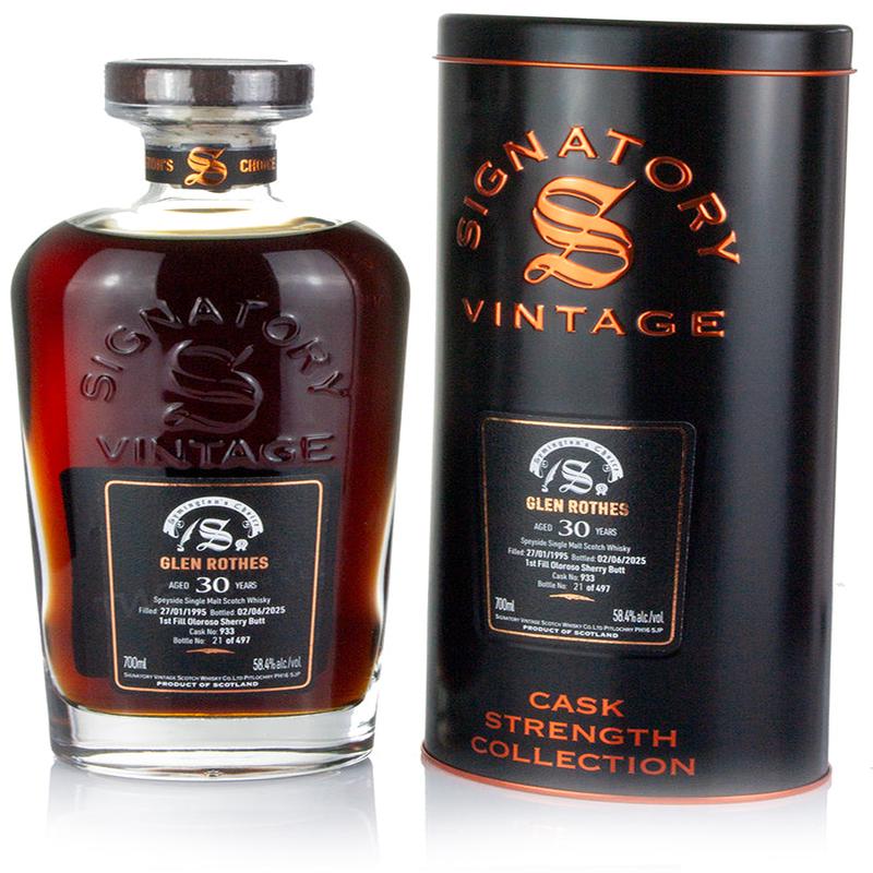 Glenrothes 30 Year Old 1995 Signatory Symingtons Choice