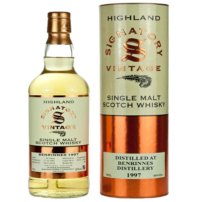 Benrinnes 20 Year Old 1997 Signatory Highland