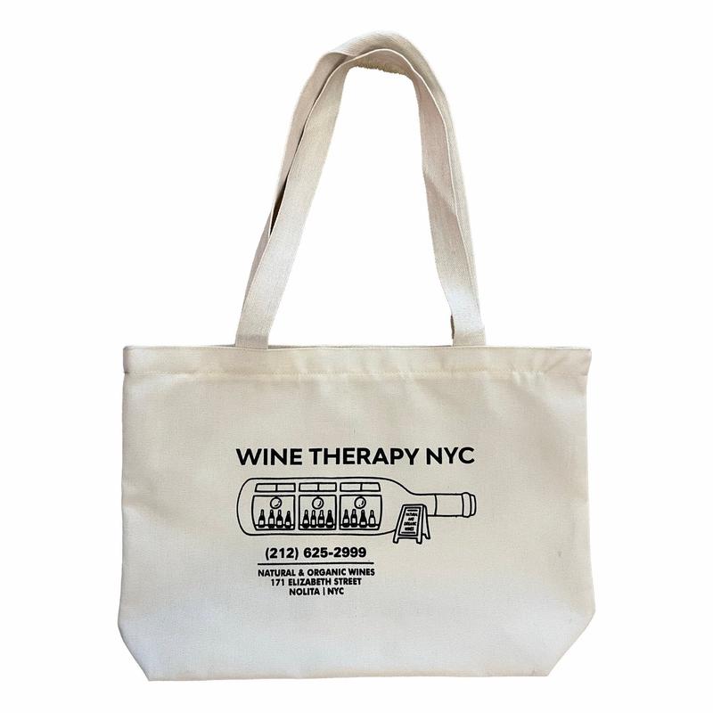 Canvas Wine Tote (with pockets!)