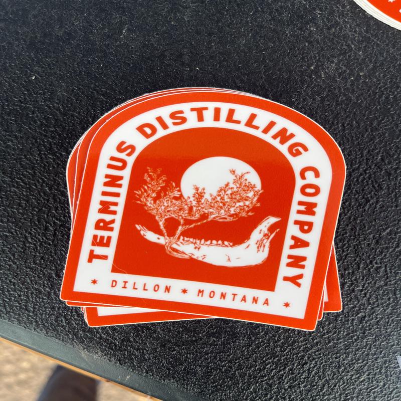 Terminus SMALL Arch Logo Sticker