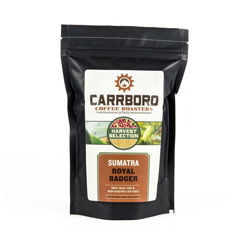 Carrboro Coffee Roasters - \"Harvest Selection\" - Royal Badger (Indonesia) - 16 oz
