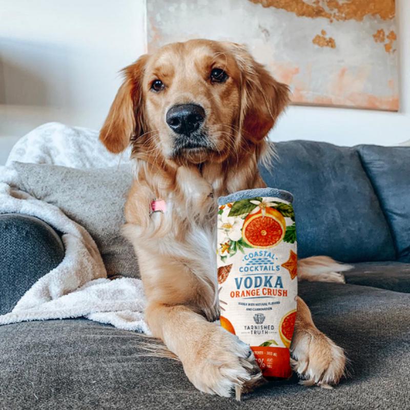 Coastal Cocktail Can Dog Toy