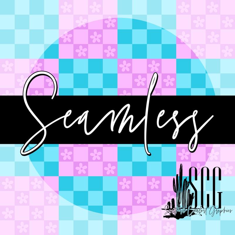 Floral Checkered *SEAMLESS*