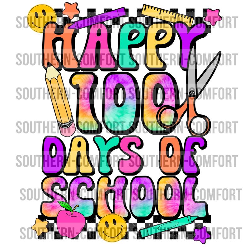 Happy 100 days of school PNG